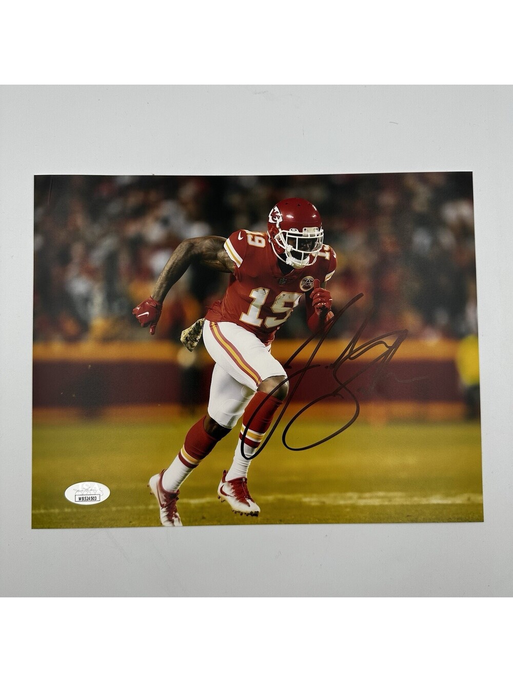 Josh Gordon Signed 8x10 Photo Kansas City Chiefs JSA Authenticated Auto WR NFL